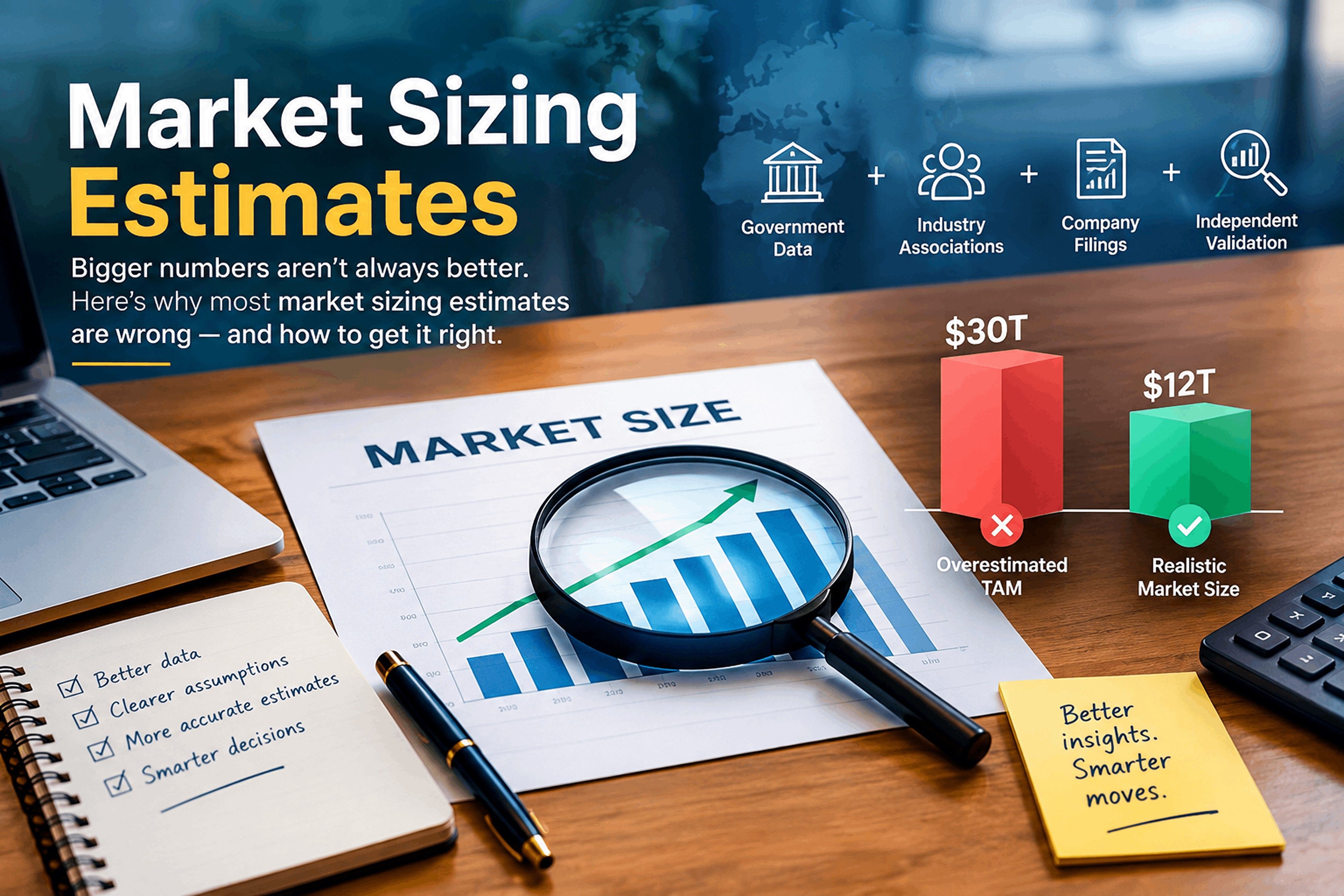 Why Most Market Sizing Estimates Are Wrong by 20% or More